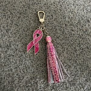 Brahmin Breast Cancer 🎀 Awareness pink ribbon 🎀 tassel